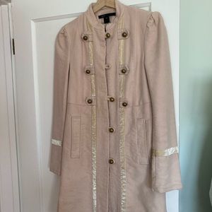 Marc Jacobs Cotton/Velvet Military Coat (Costume)